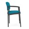 Lesro Lenox Steel Hip Chair Metal Frame, Charcoal, OH Waterfall Upholstery LS1161 - alternate 3